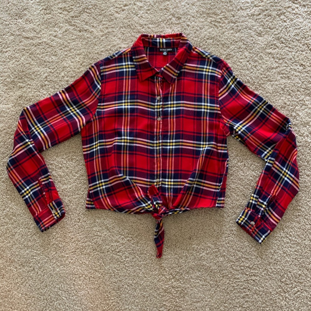 Style Envy plaid top